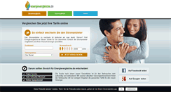 Desktop Screenshot of energievergleiche.de